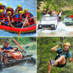 Рафтинг 4-в-1 из Алании: джип-сафари, багги/квадроциклы, зиплайн и рафтинг в каньоне Кёпрюлю. Трансфер от/до отеля, обед и снаряжение включены